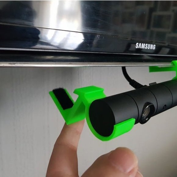 Sony PlayStation 4 Circular Camera TV Mount, 1" Clearance, Clips to Television - Picture 3 of 3